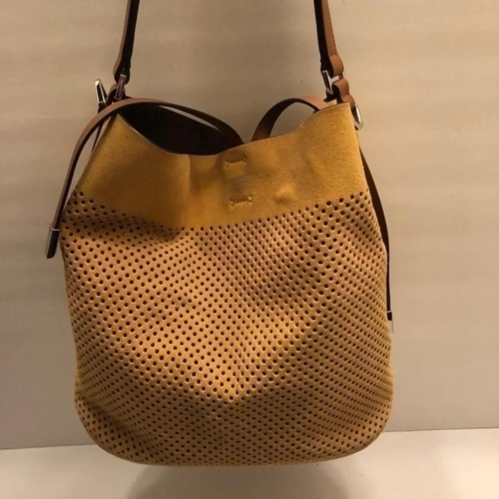 Michael kors collection suede Miranda tote bag